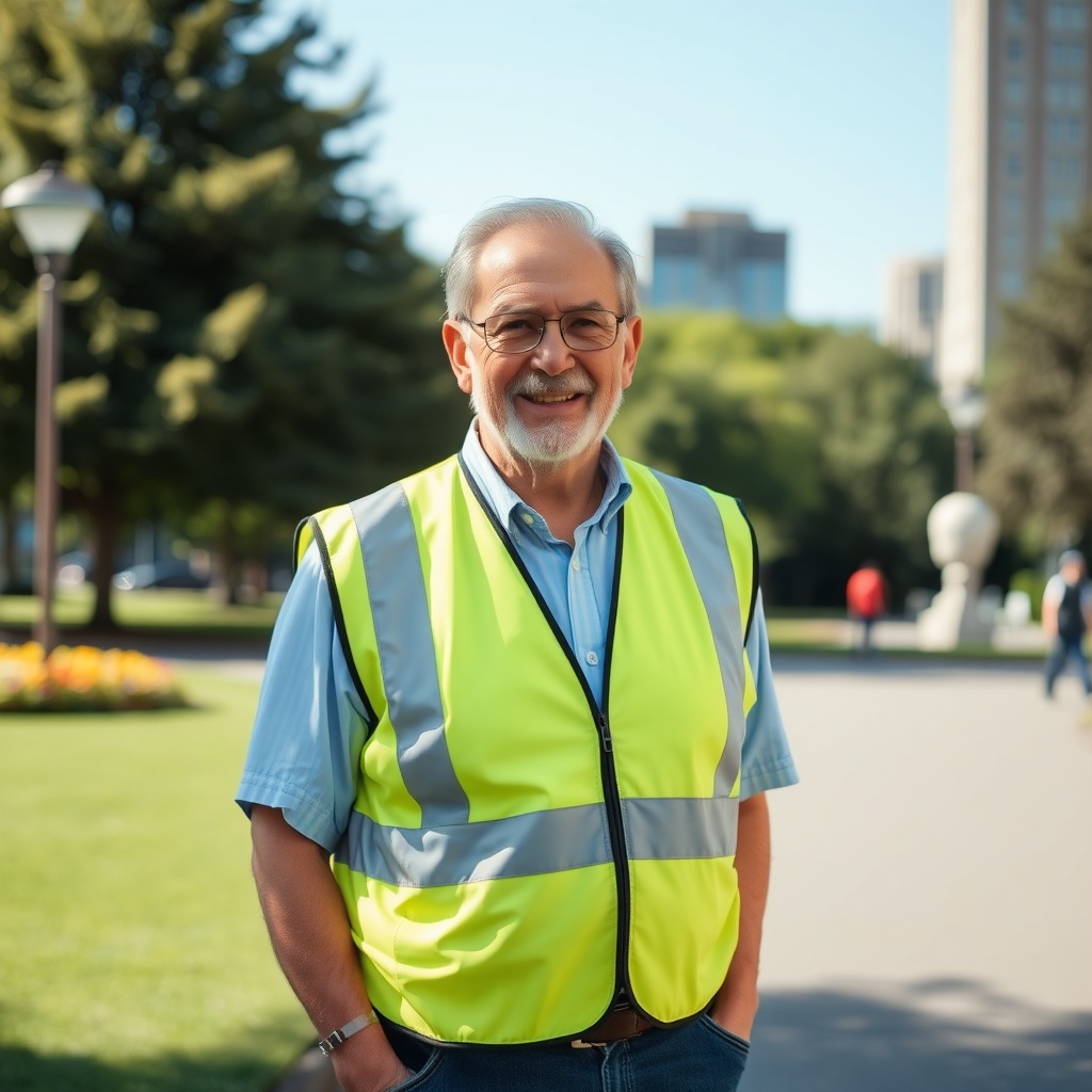 Portrait of Ethan Brooks, community park volunteer